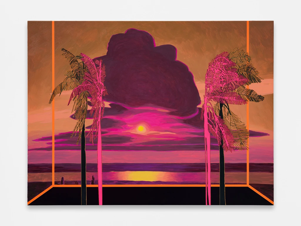 Veduta (Kuindzhi Twilight Sunset / Broken Palms)