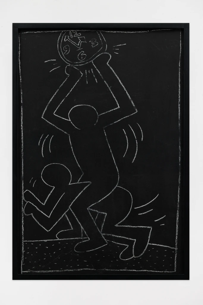 Untitled (Two Figures and Clock)