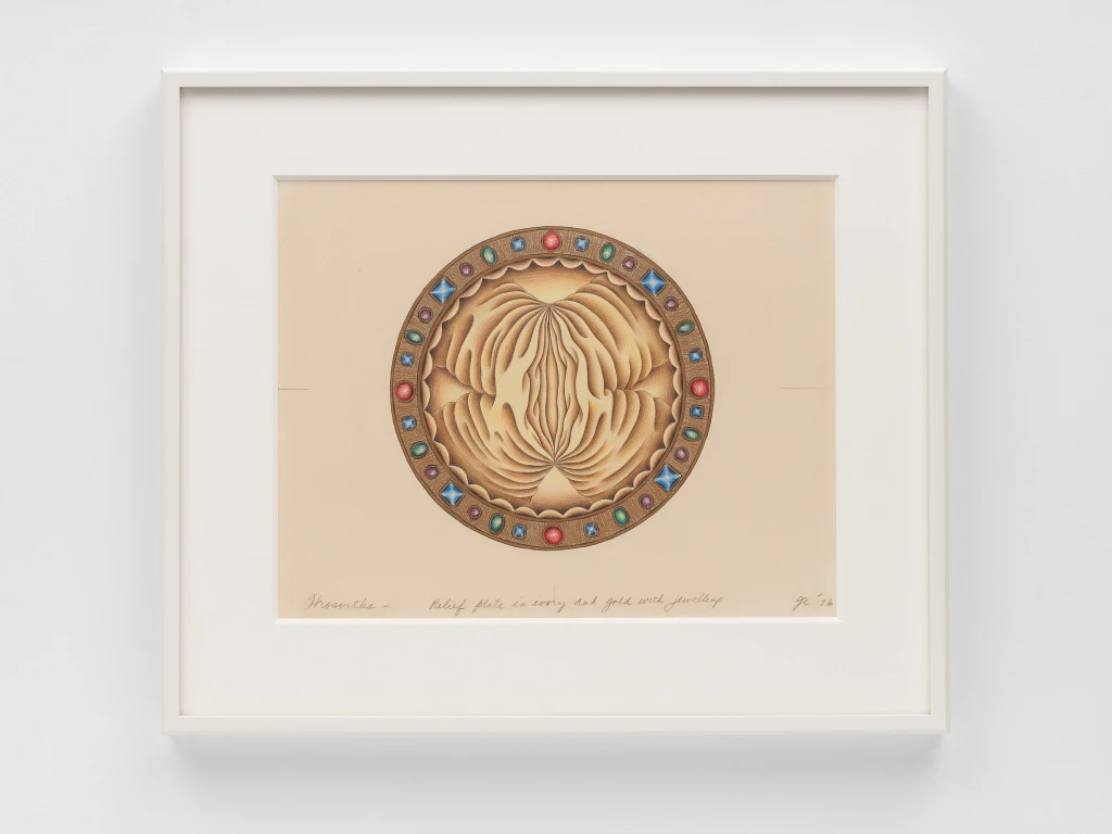 Study for Hrosvitha Plate