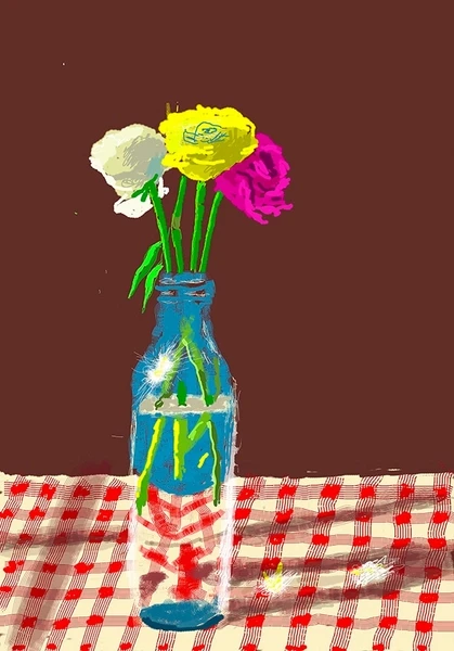 iPad painting printed on paper, ed. 40/50