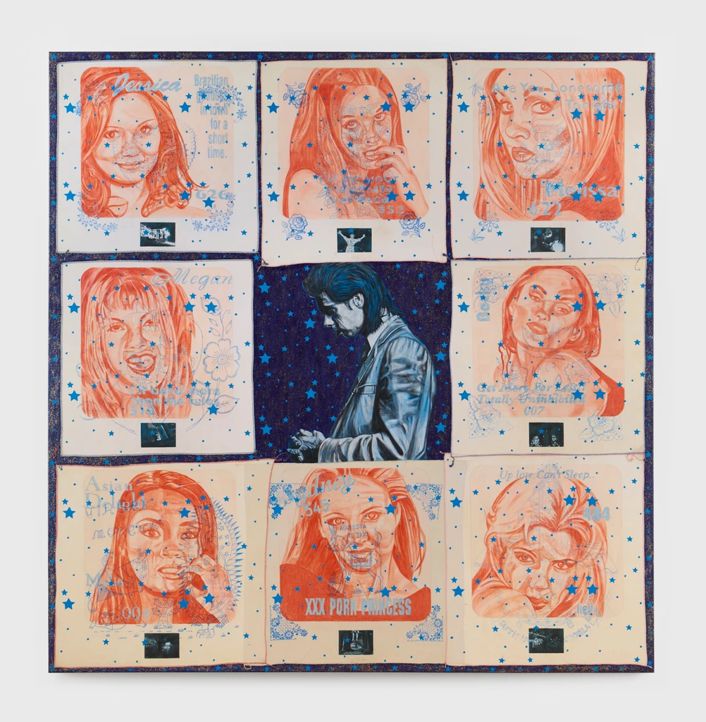 Heathcliff and the Femme Fatales Go On Tour: Blue Impressions Are Left On Her Colorless Skin