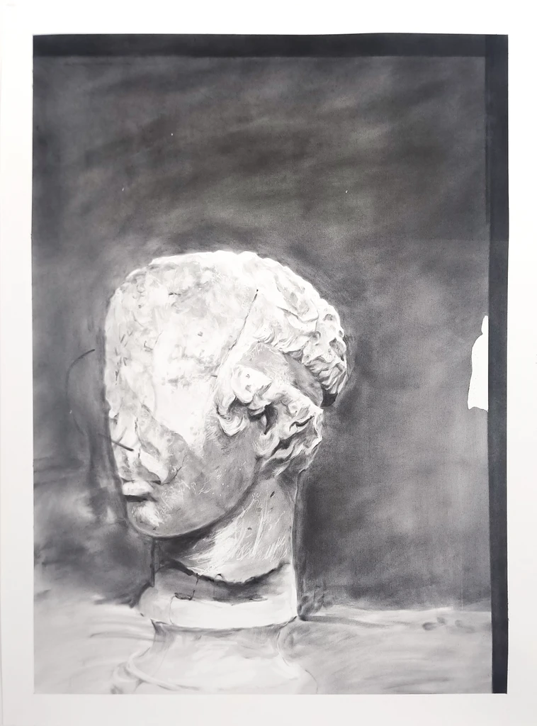 Broken head of Diadumenos