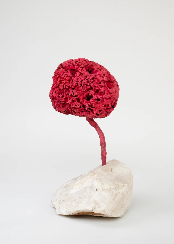 Sculpture éponge rose sans titre (SE 204)