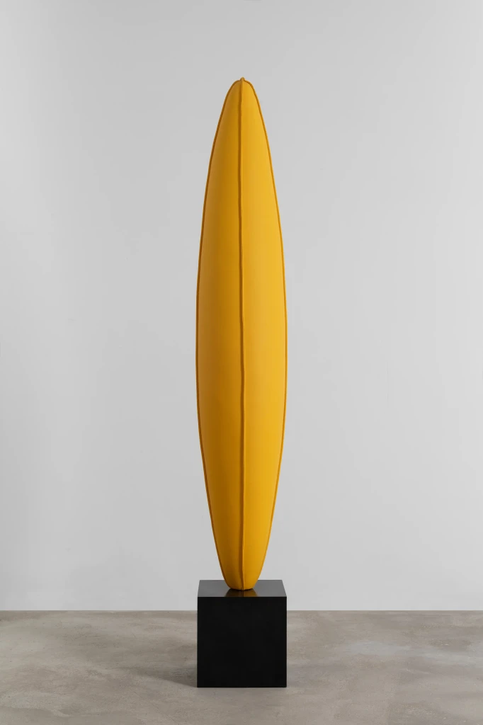 No.2 (Yellow leather sculpture)