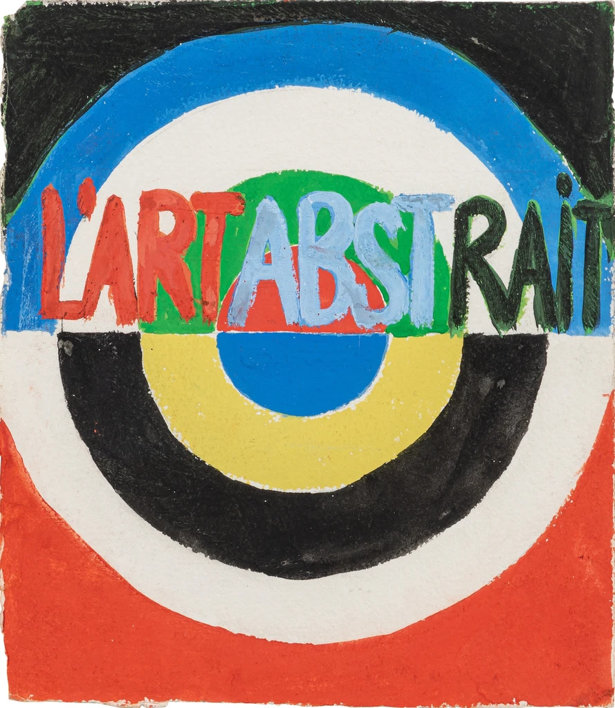 Cover design for Art Abstrait