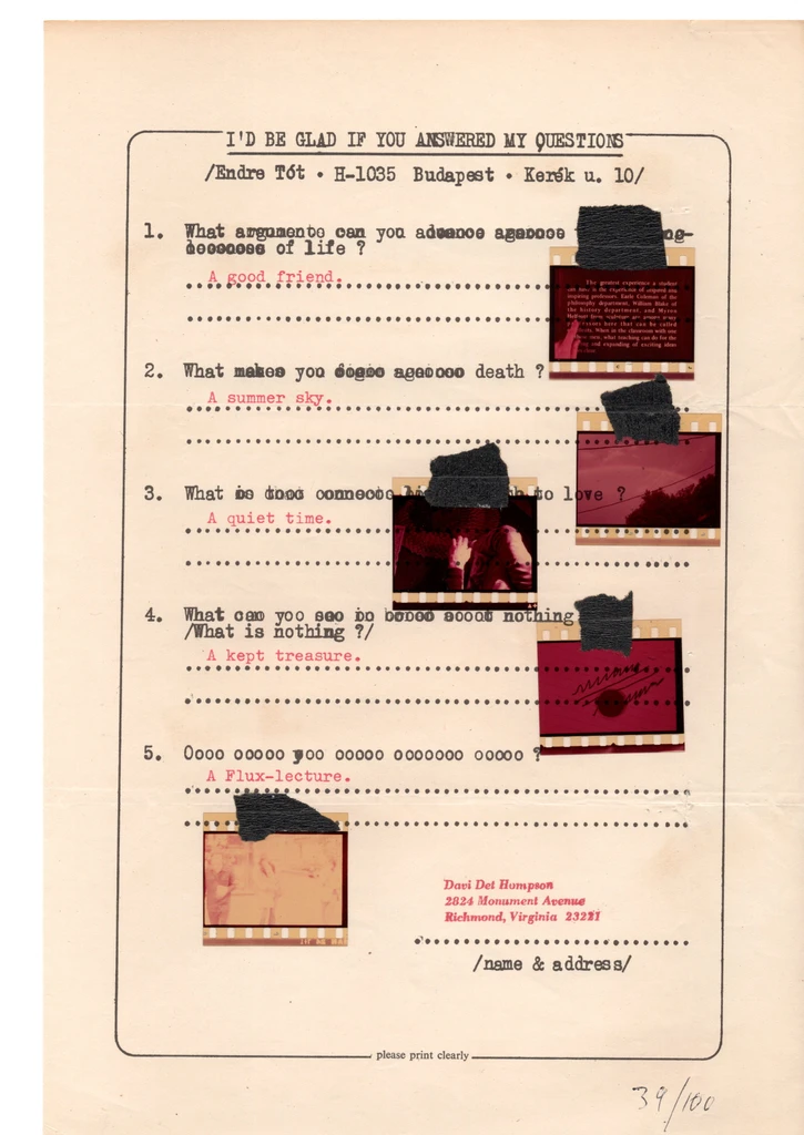 I’d be glad If you answered my questions / David Det Hompson
