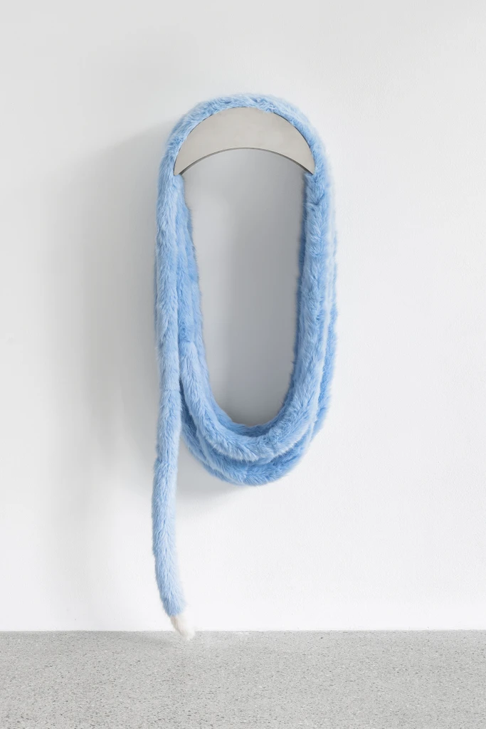 Domestic Tail (blue, white tip, 14m)
