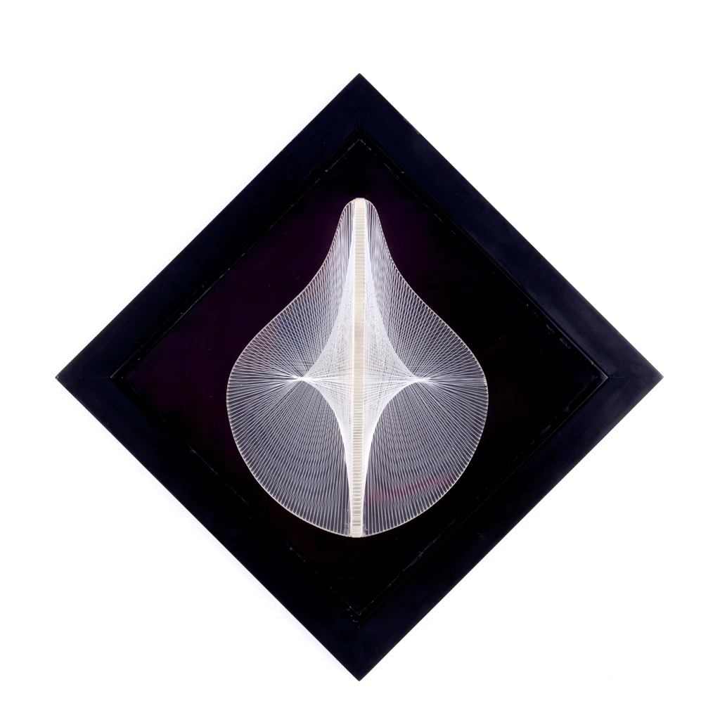 Linear Bas-Relief (on Black Perspex Base)