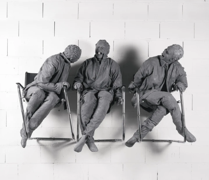 Three laughing at one