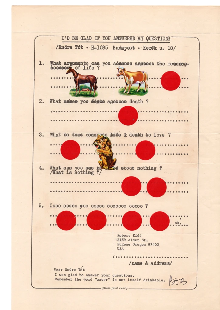 I’d be glad If you answered my questions / Robert Kidd