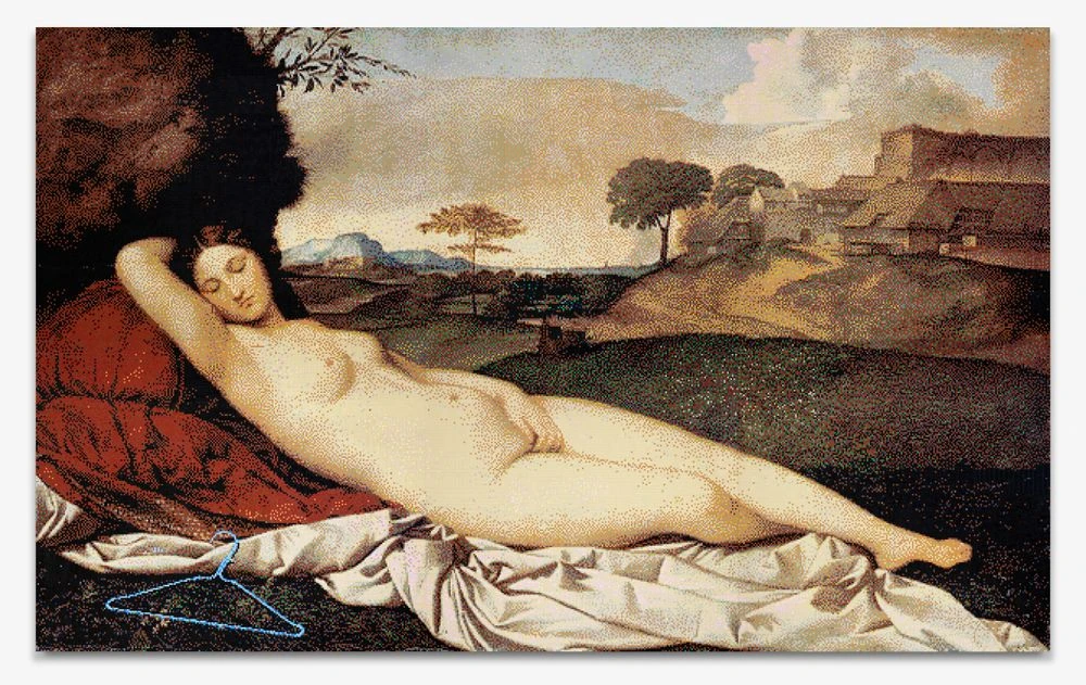 Sleeping Venus with Coat Hanger