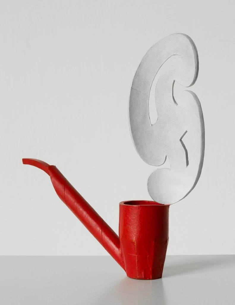Red Pipe with Smoke