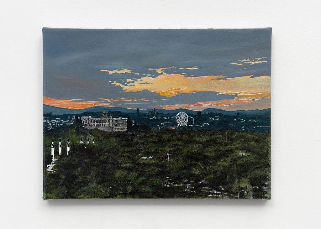Chapultepec Park at Sunset