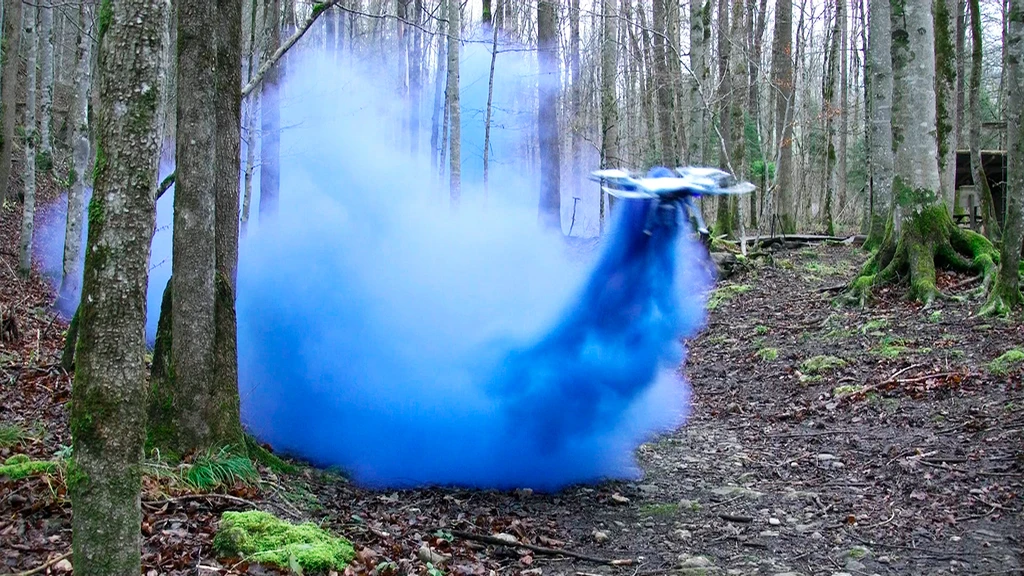 Blauer Rauch